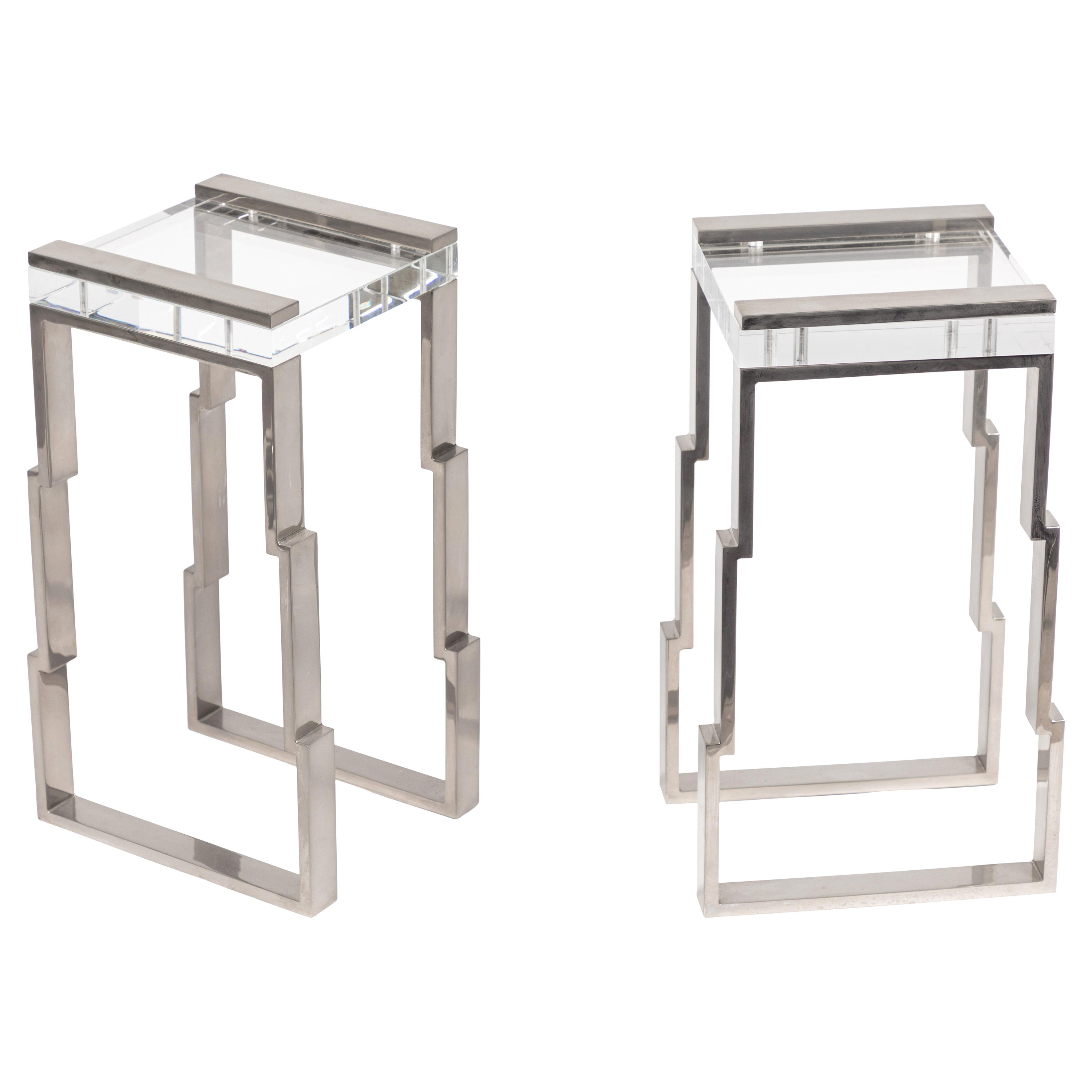 Pair of Charles Hollis Jones Side Tables