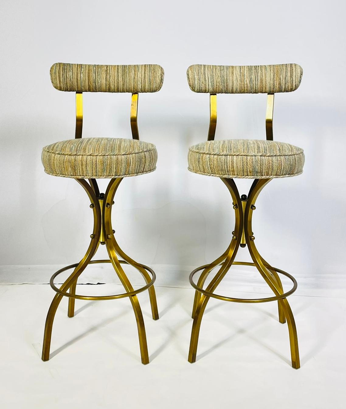 Paire de tabourets de bar Charles Jones 