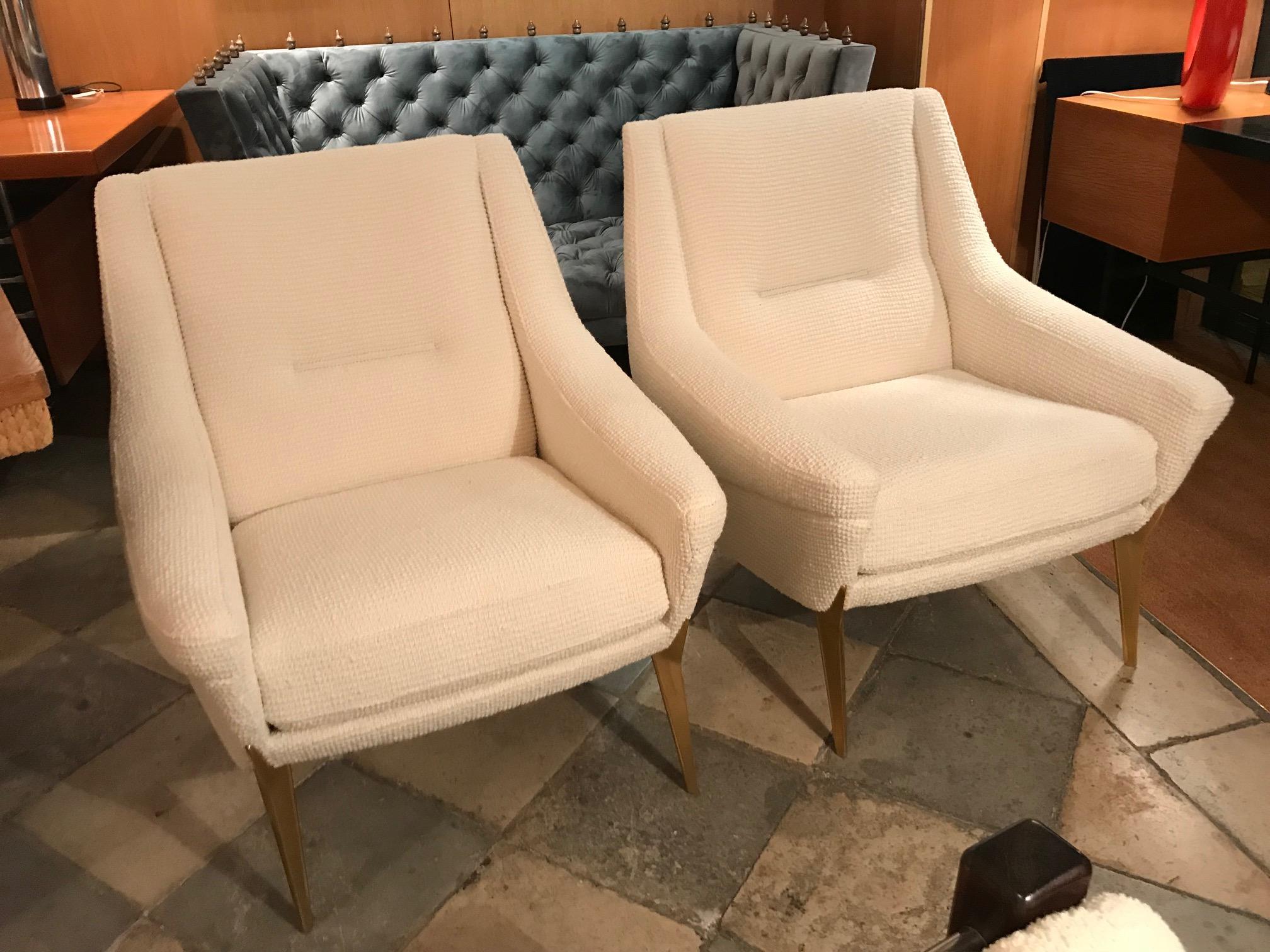 Pair of Charles Ramos Armchairs In Excellent Condition In Paris, FR