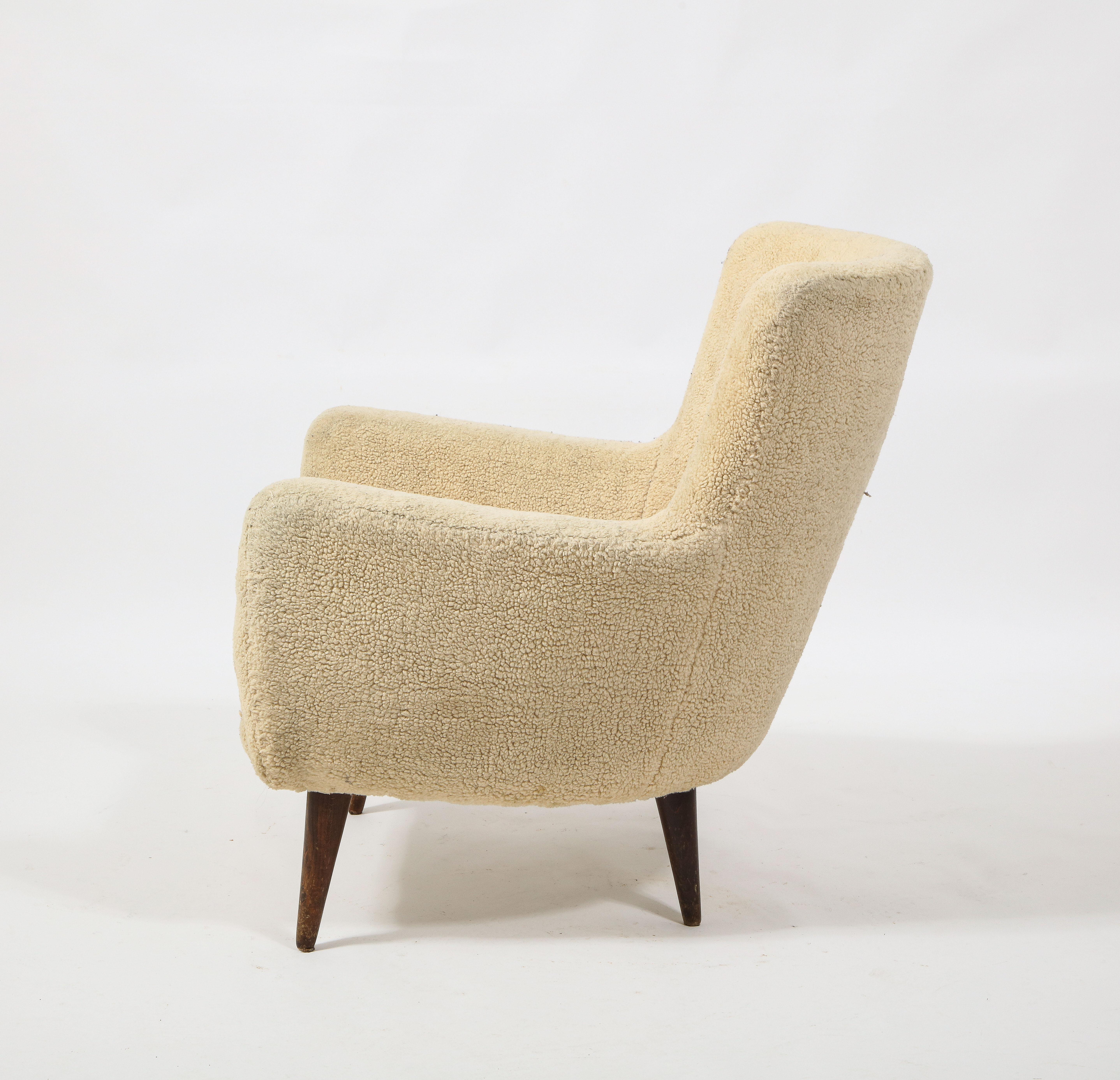 French Charles Ramos Pair of Armchairs, France 1960's For Sale