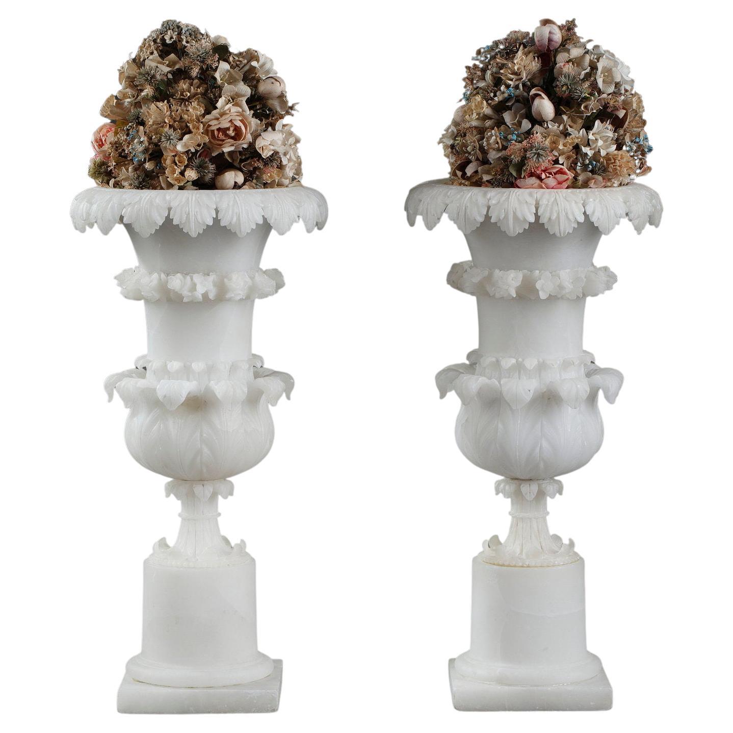 Egyptian Alabaster Vase at 1stDibs