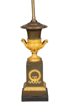 Pair Of Charles X Bronze And Ormolu Table lamps