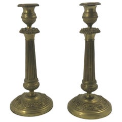 Pair of Charles X Candlesticks