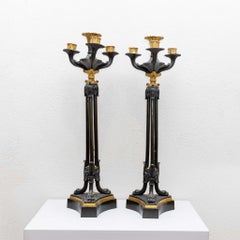 Pair of Charles X, Candlesticks, France, C. 1835