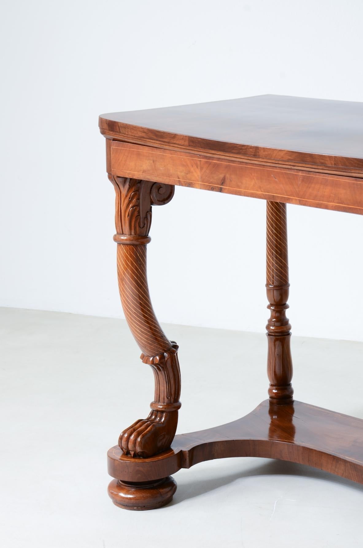 XIXe siècle Paire de tables consoles Charles X    en vente