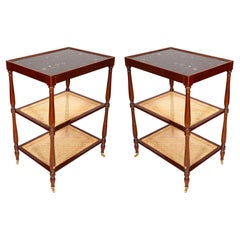 Pair of Charles X Style Mahogany Tables