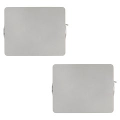 Pair of Charlotte Perriand 'Applique à Volet Pivotant' Wall Lights in Aluminum