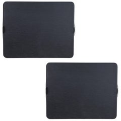 Pair of Charlotte Perriand 'Applique Á Volet Pivotant' Wall Lights in Black