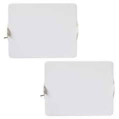 Vintage Pair of Charlotte Perriand 'Applique À Volet Pivotant' Wall Lights in White