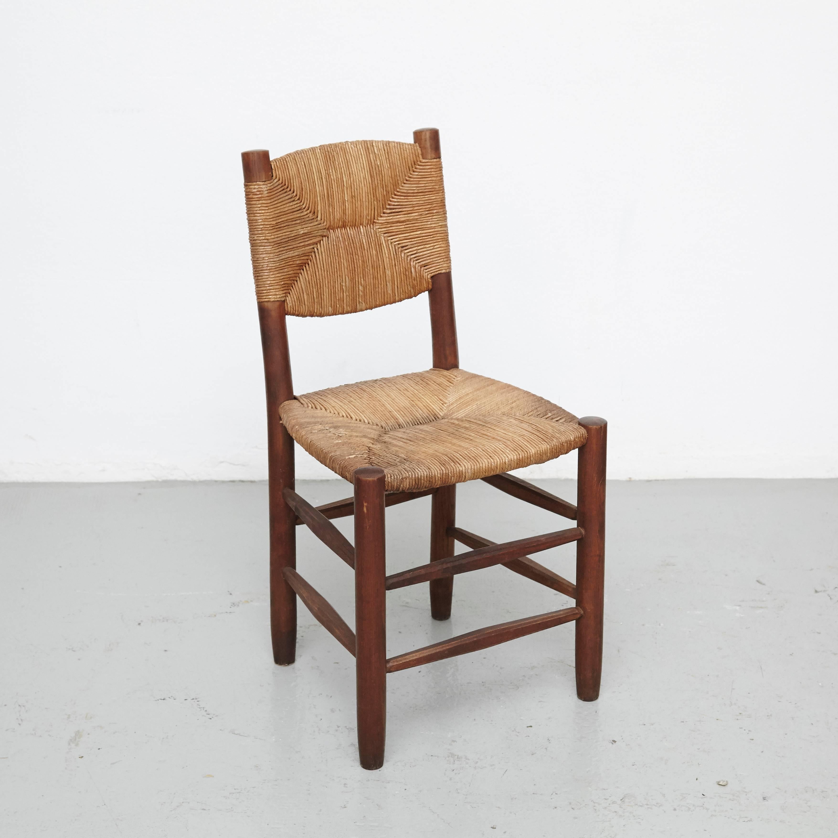 Mid-Century Modern Pair of Charlotte Perriand Chairs, circa 1950