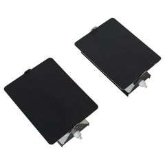 Pair of Charlotte Perriand CP1 Black Metal Sconces, France, Late 1960s