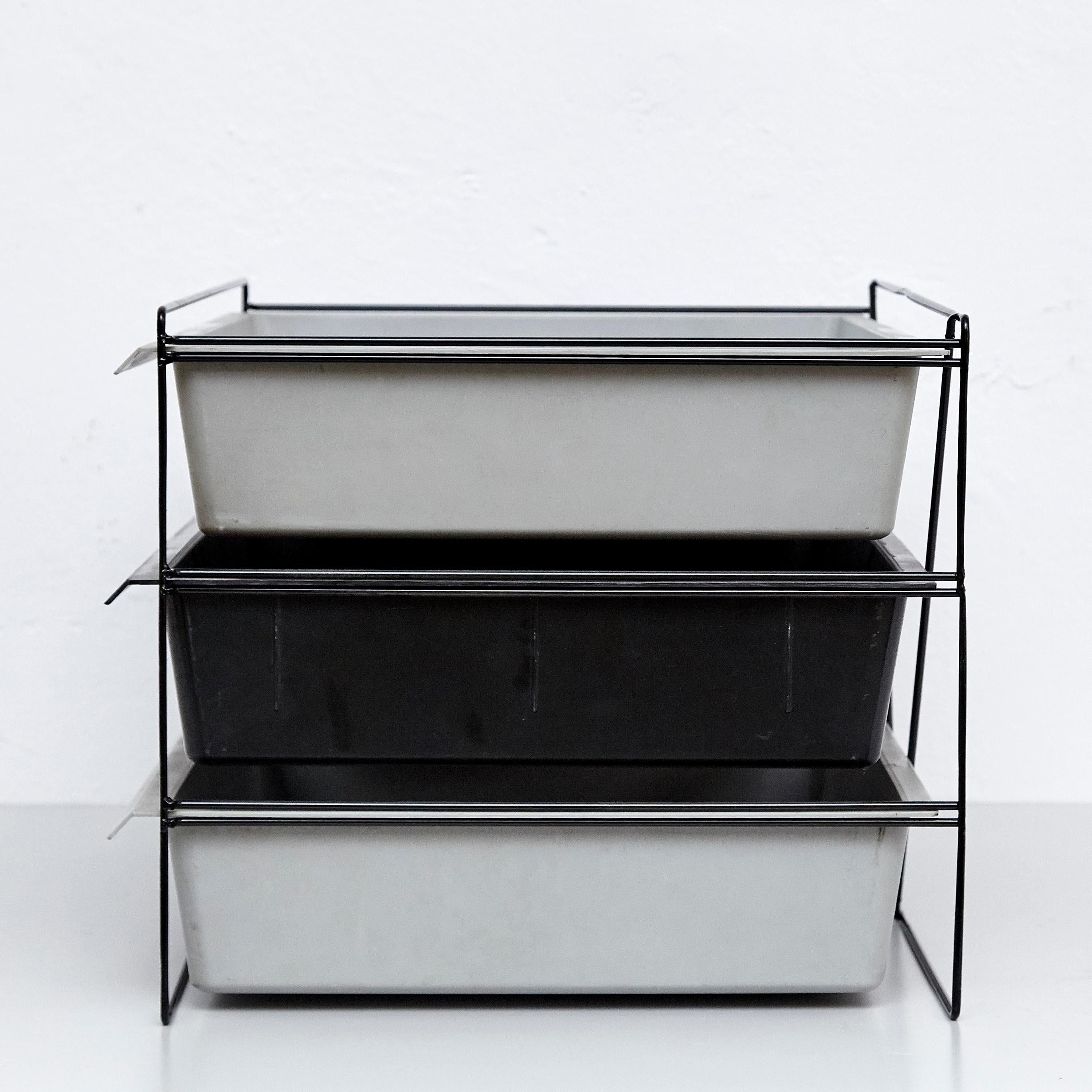Mid-20th Century Pair of Charlotte Perriand File Rack, circa 1955