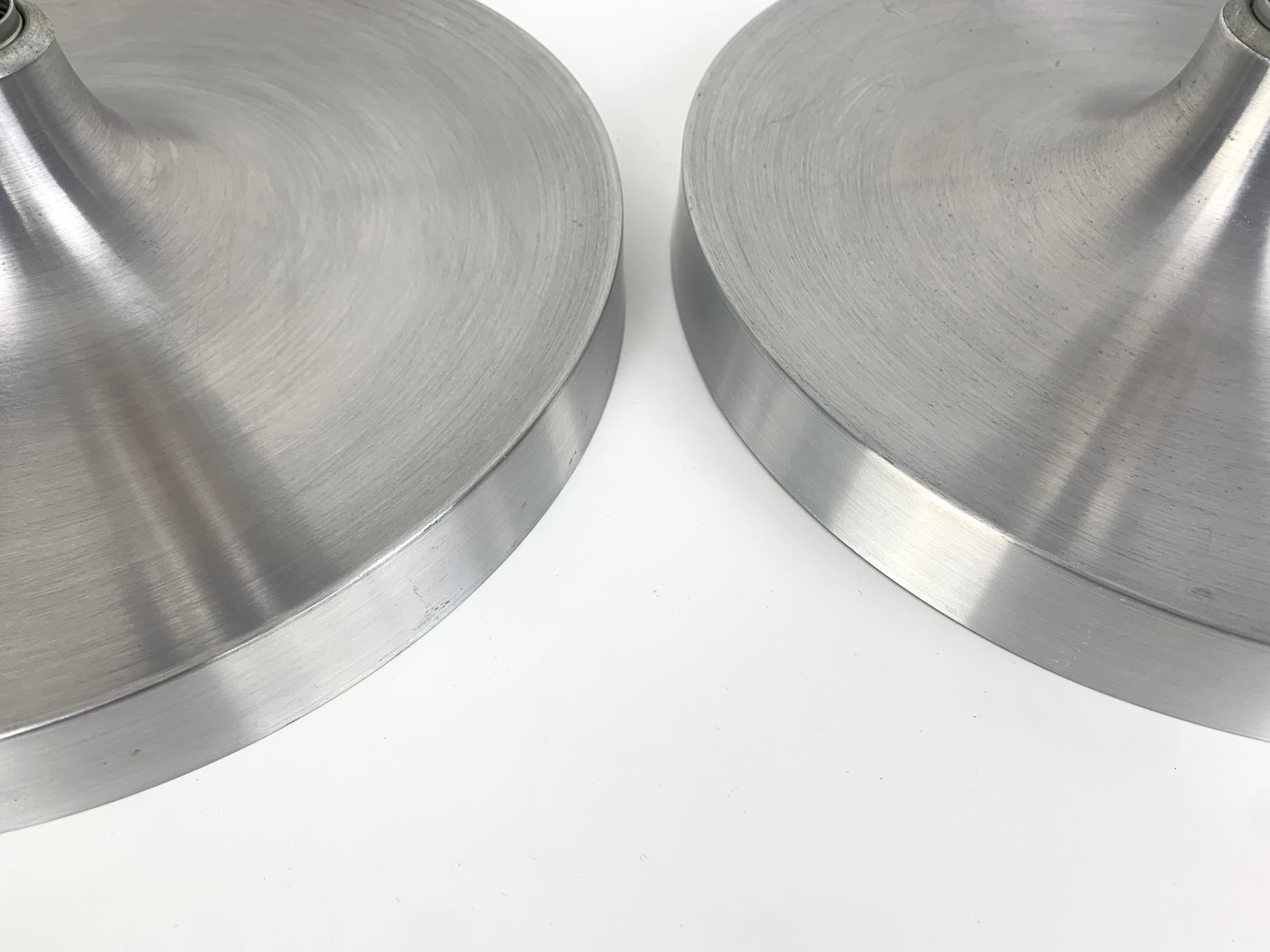 20th Century Pair of Charlotte Perriand Flush Wall Lamp for Les Arcs, 1960s