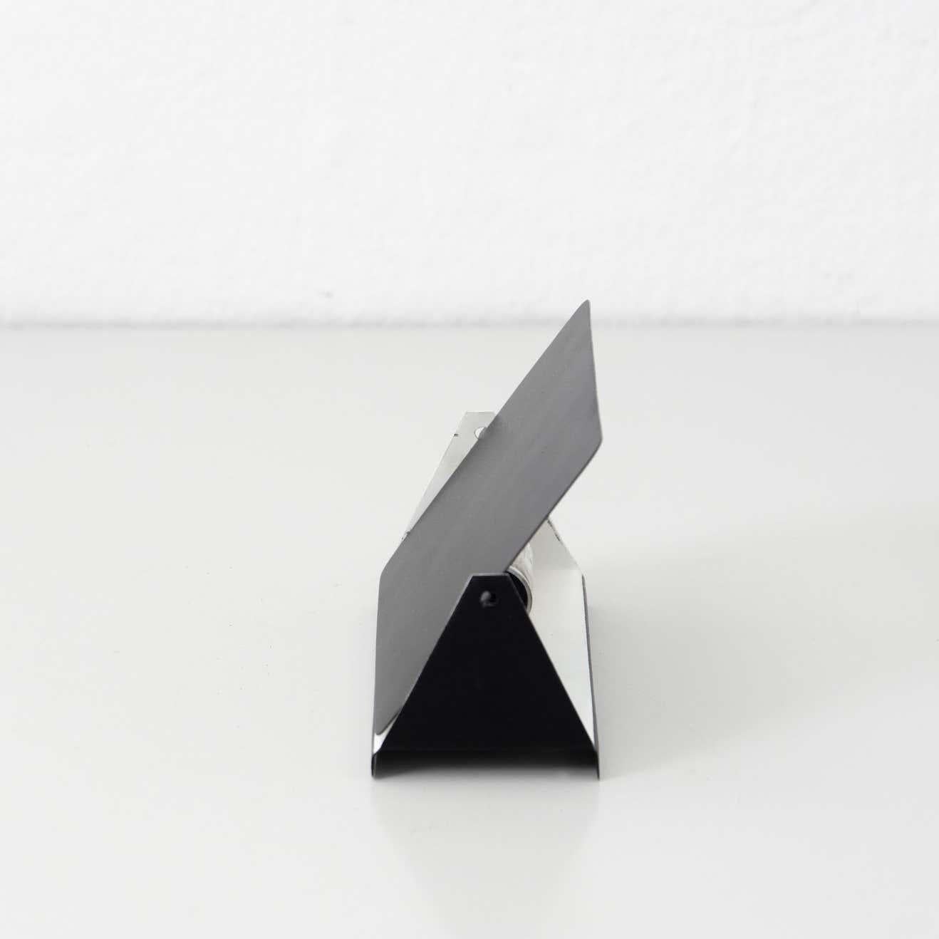 Mid-20th Century Pair of Charlotte Perriand Mid-Century Modern Black Metal Cp-1 Wall Light, 1960