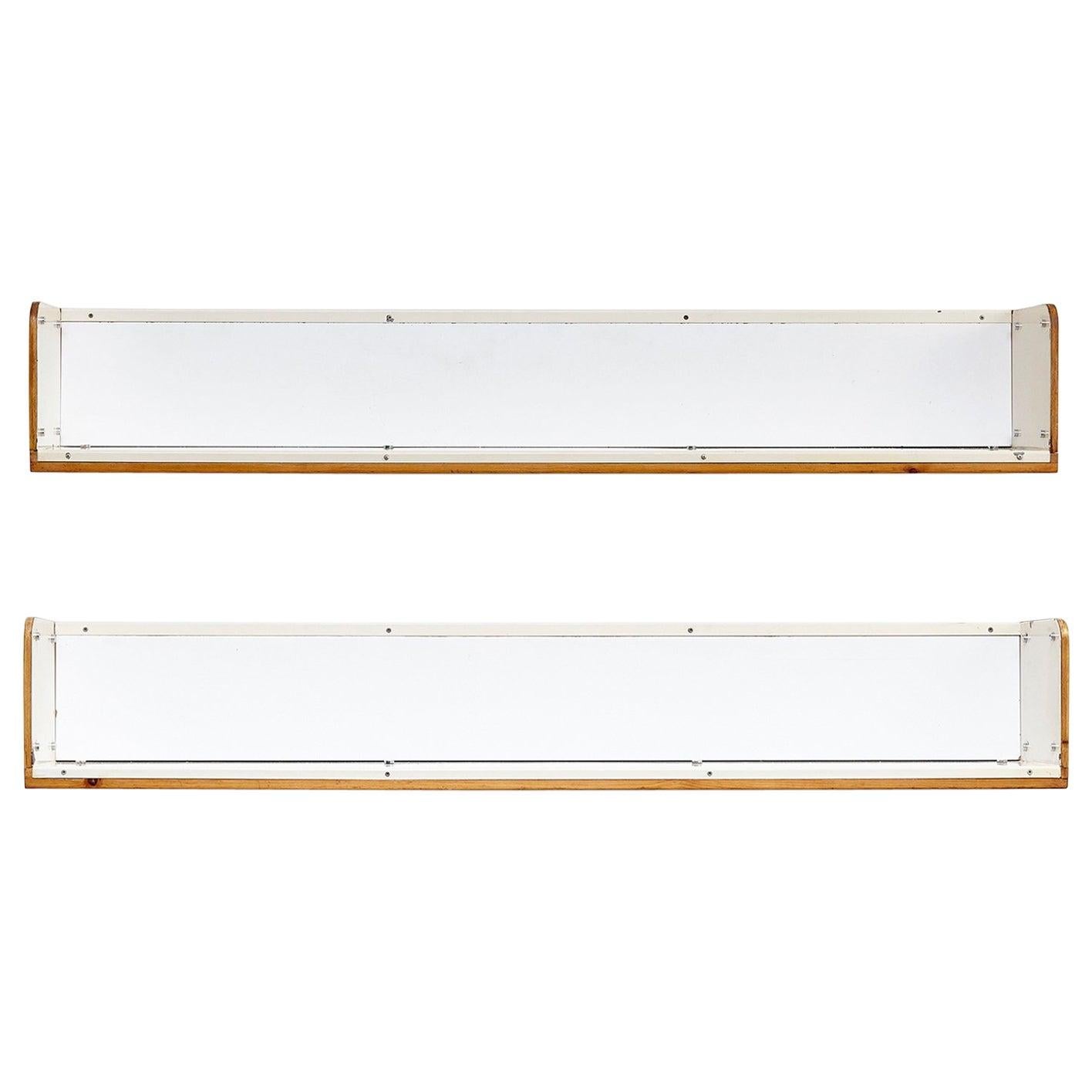 Pair of Charlotte Perriand, Mid-Century Modern, Shelve for Les Arcs, circa 1960