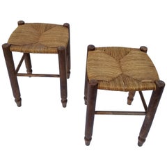 Pair of Charlotte Perriand Style Stool