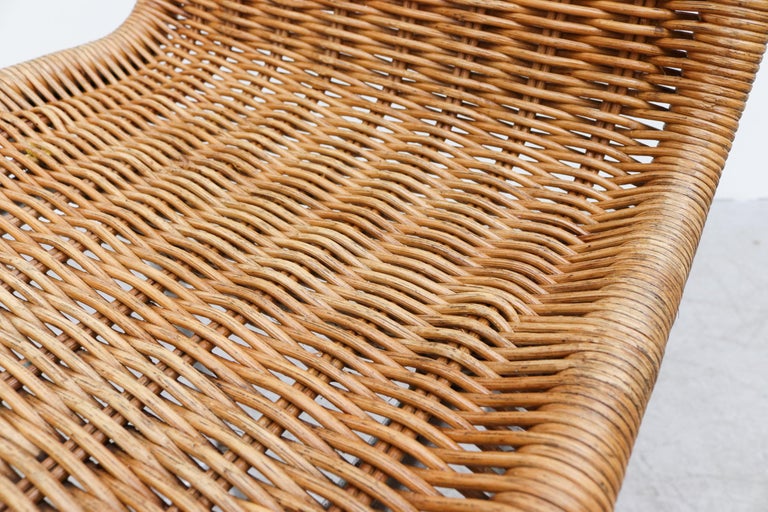 Pair of Charlotte Perriand Style Wicker Bar Stools at 1stDibs bar