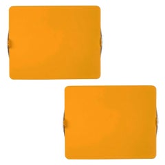 Pair of Charlotte Perriand Yellow 'Applique à Volet Pivotant' Wall Lights