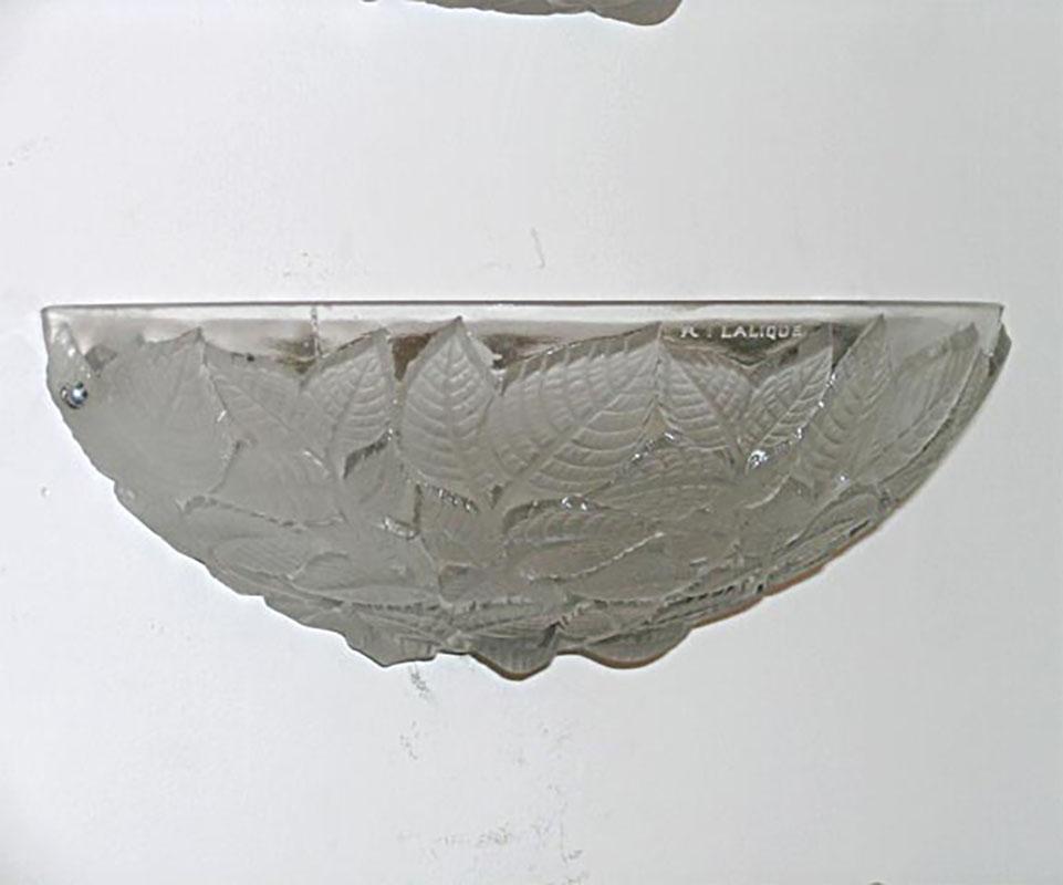 Vetro Coppia di lampade da parete Art Déco 
