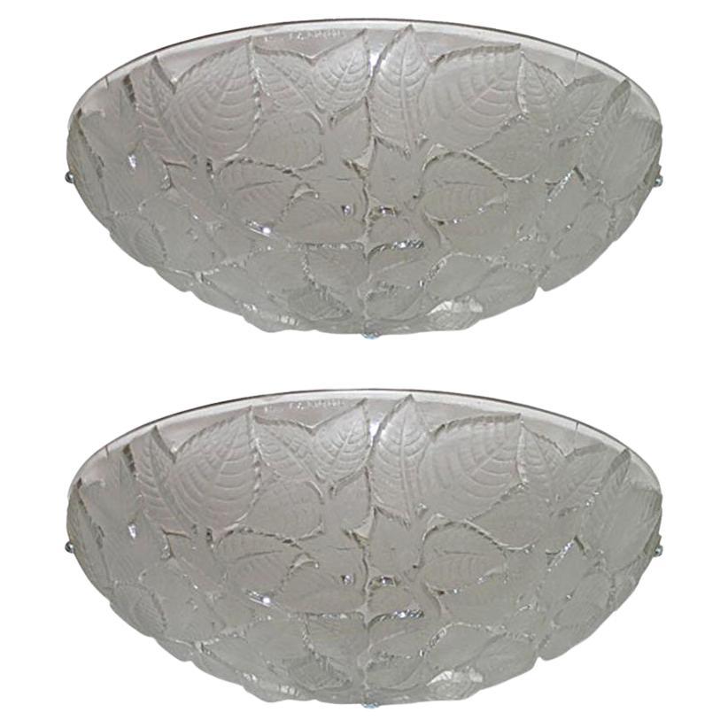 Coppia di lampade da parete Art Déco "Charmes" di Rene Lalique