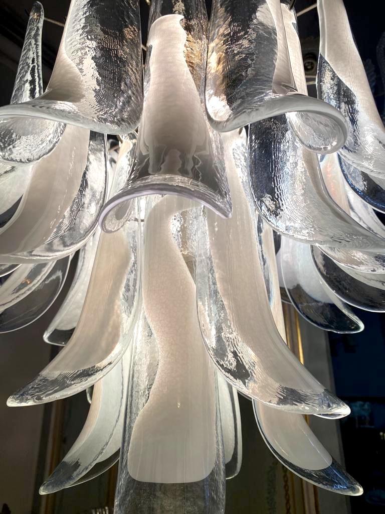Pair of Charming Murano Chandelier, 1980s For Sale 4
