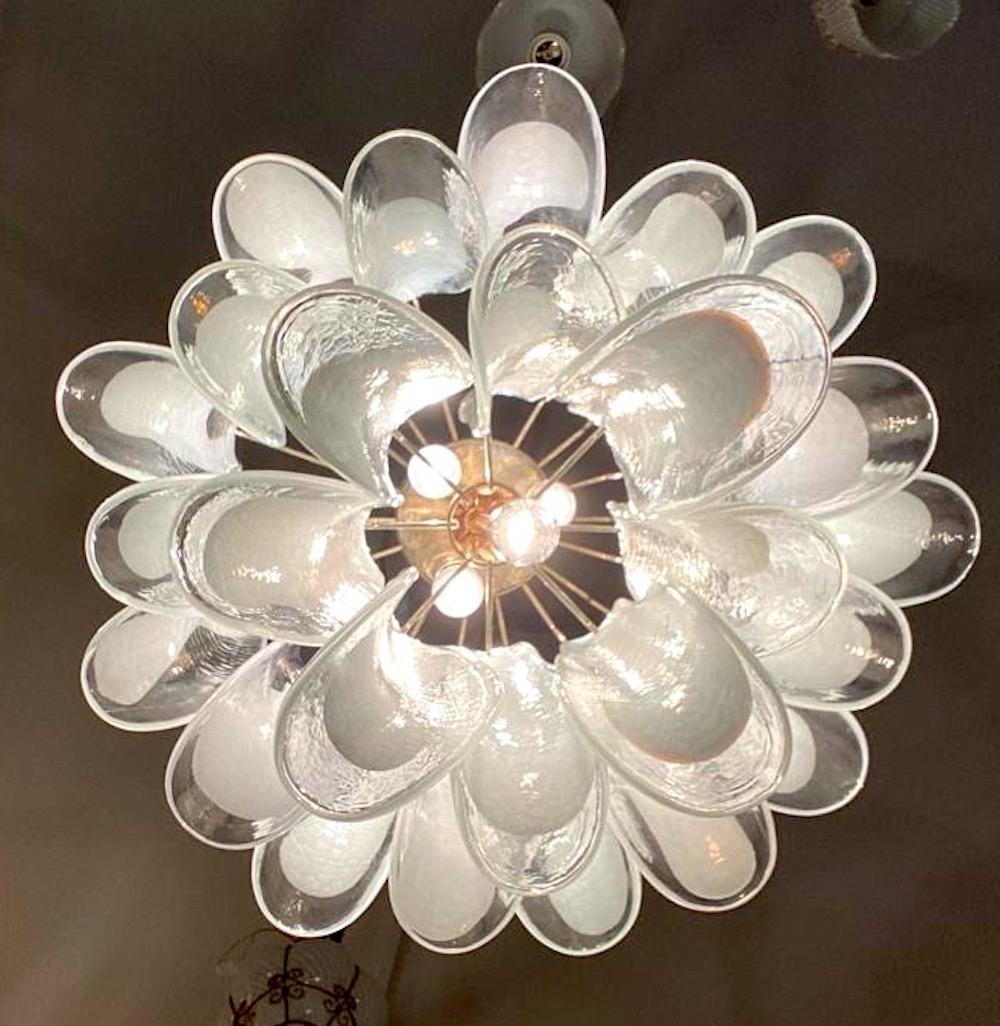 Italian Pair of Charming Murano Chandelier, 1980s For Sale