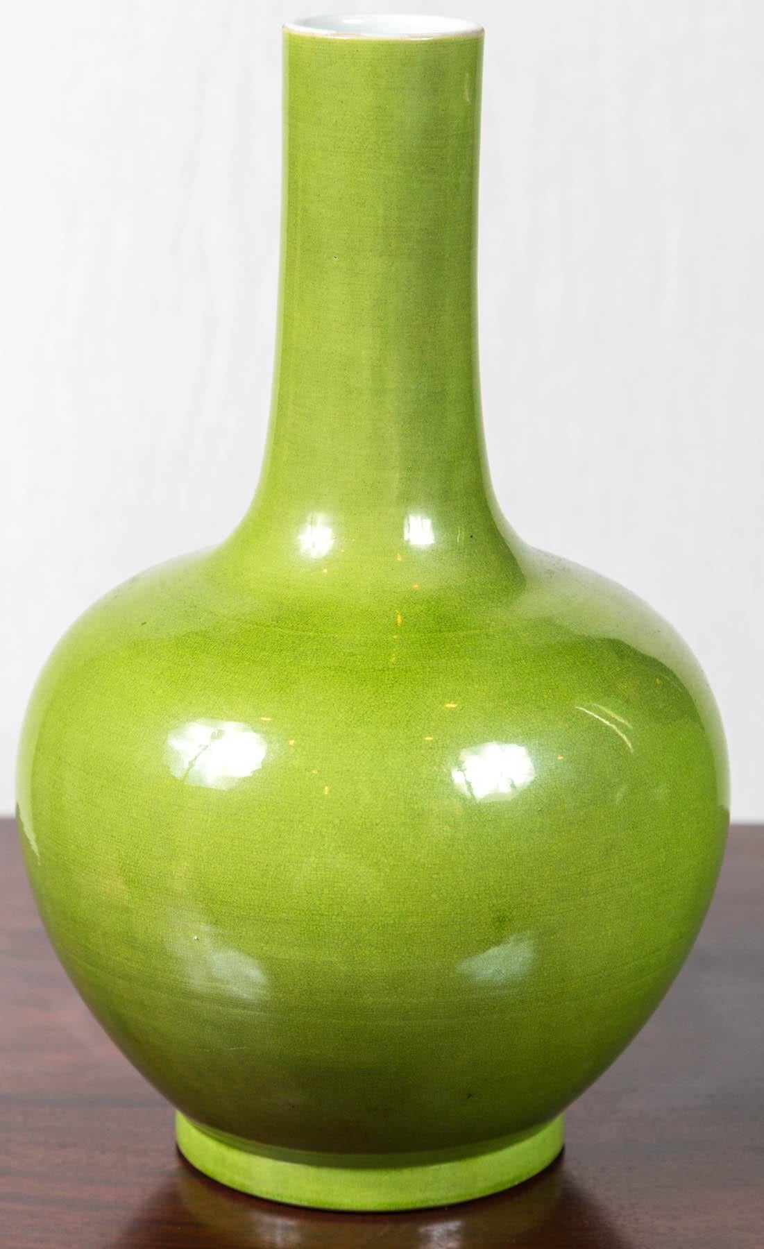 chartreuse vase