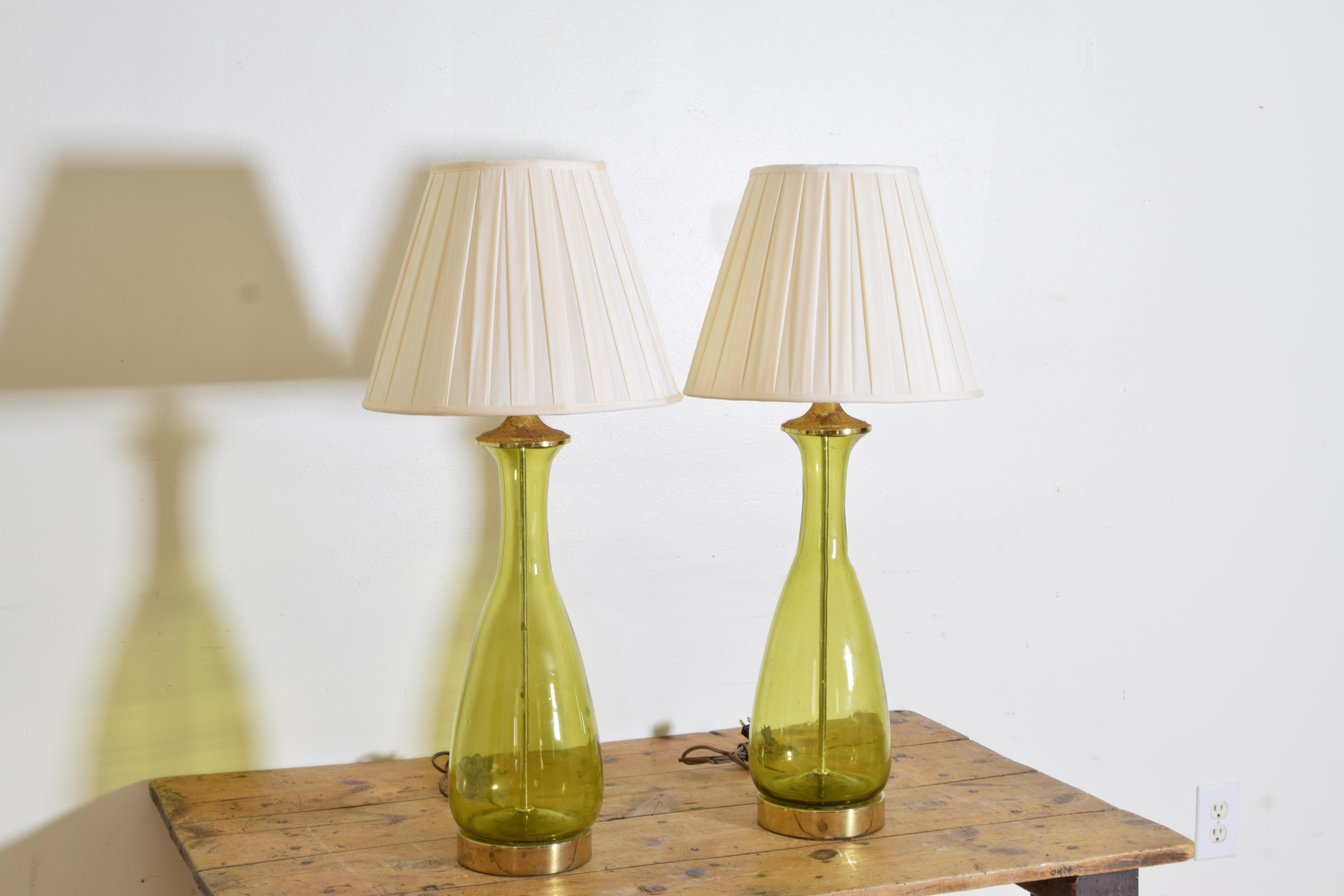 Pareja de lámparas Chartreuse, CA. 1950 Belga en venta