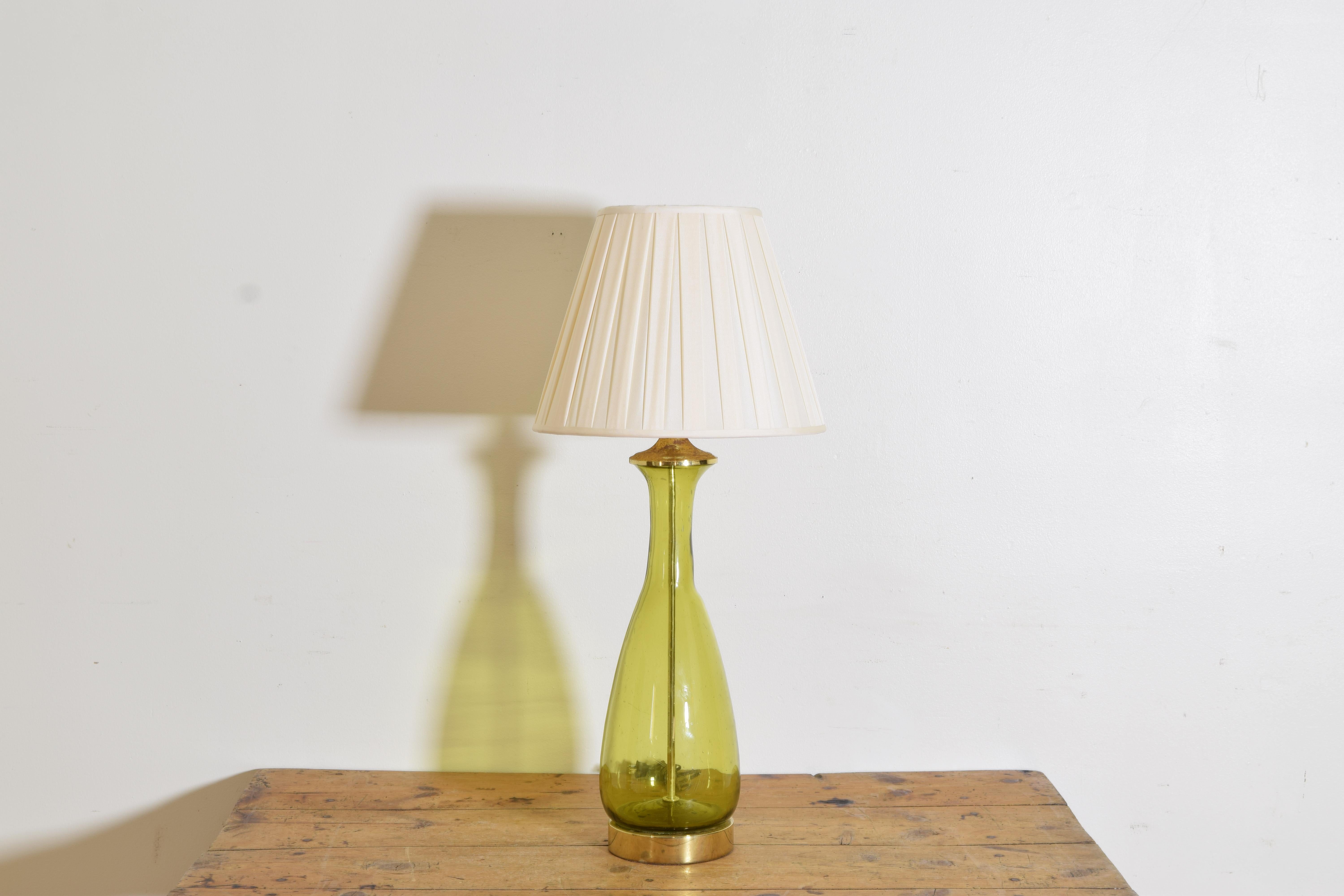 Pareja de lámparas Chartreuse, CA. 1950 en Bueno estado para la venta en Atlanta, GA