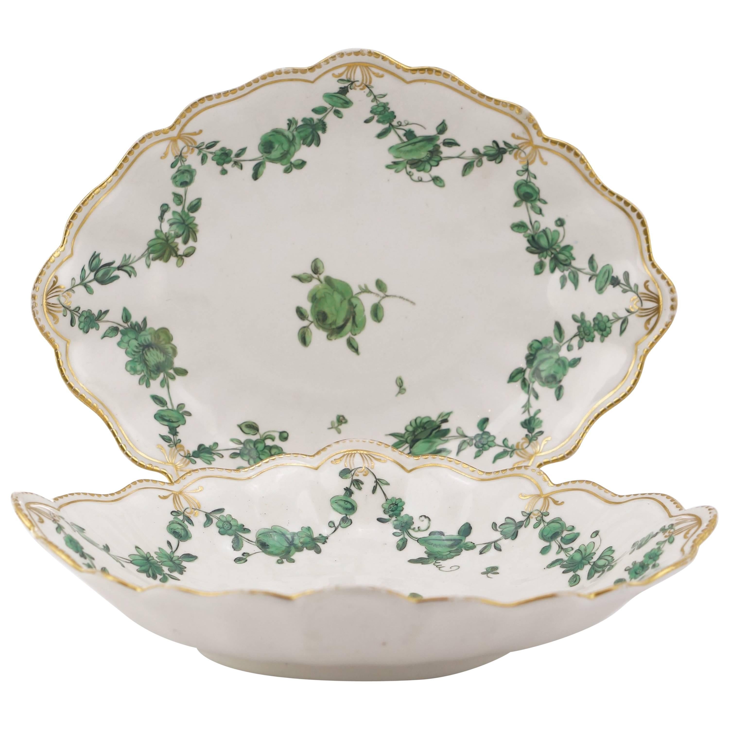 Paire de plats de service Chelsea-Derby, datant d'environ 1770 en vente