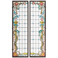 Antique Pair of Chemist Shop Shutters, England, circa 1910