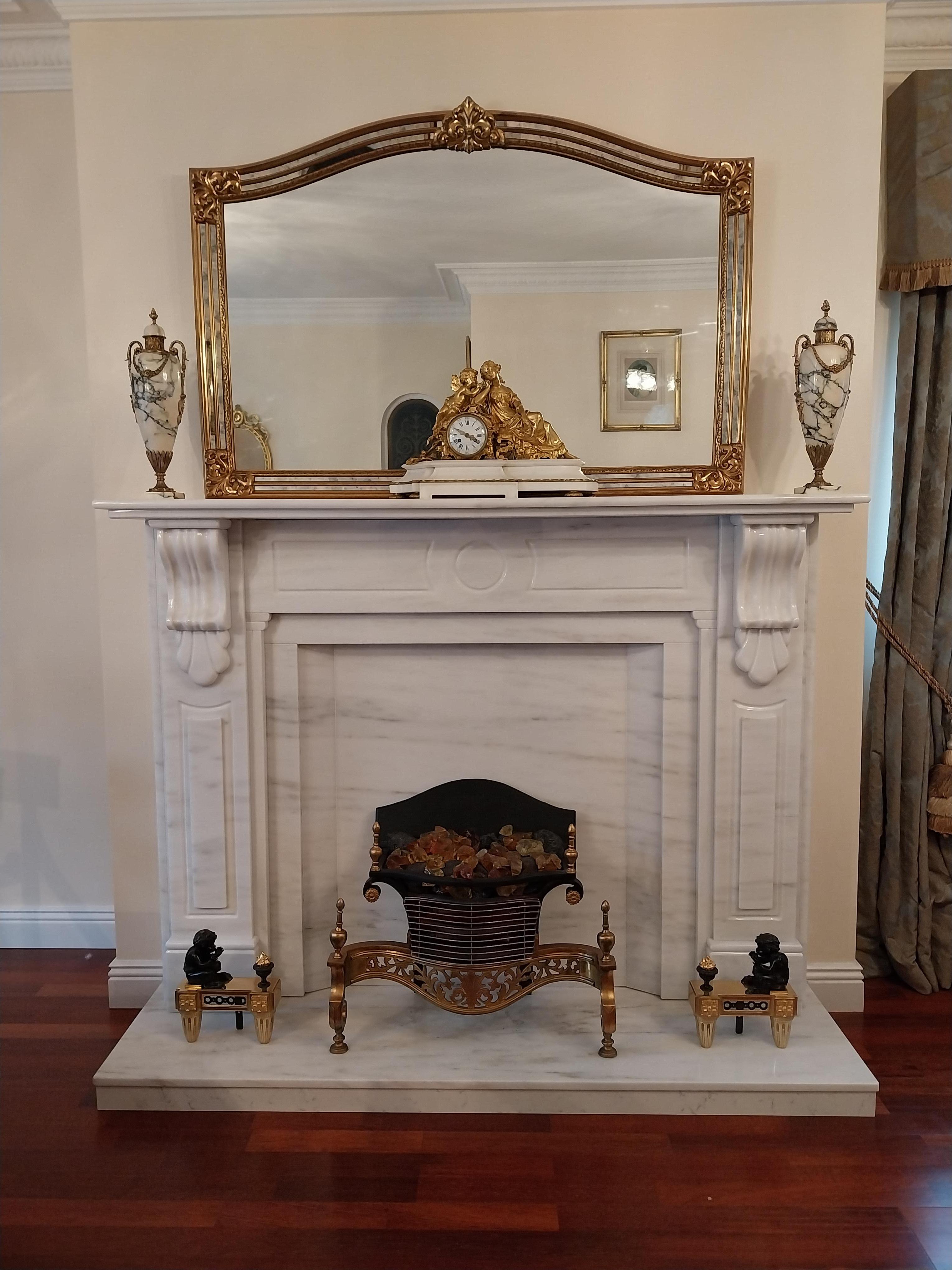 Pair of Chenet Cherubs Andirons For Sale 4