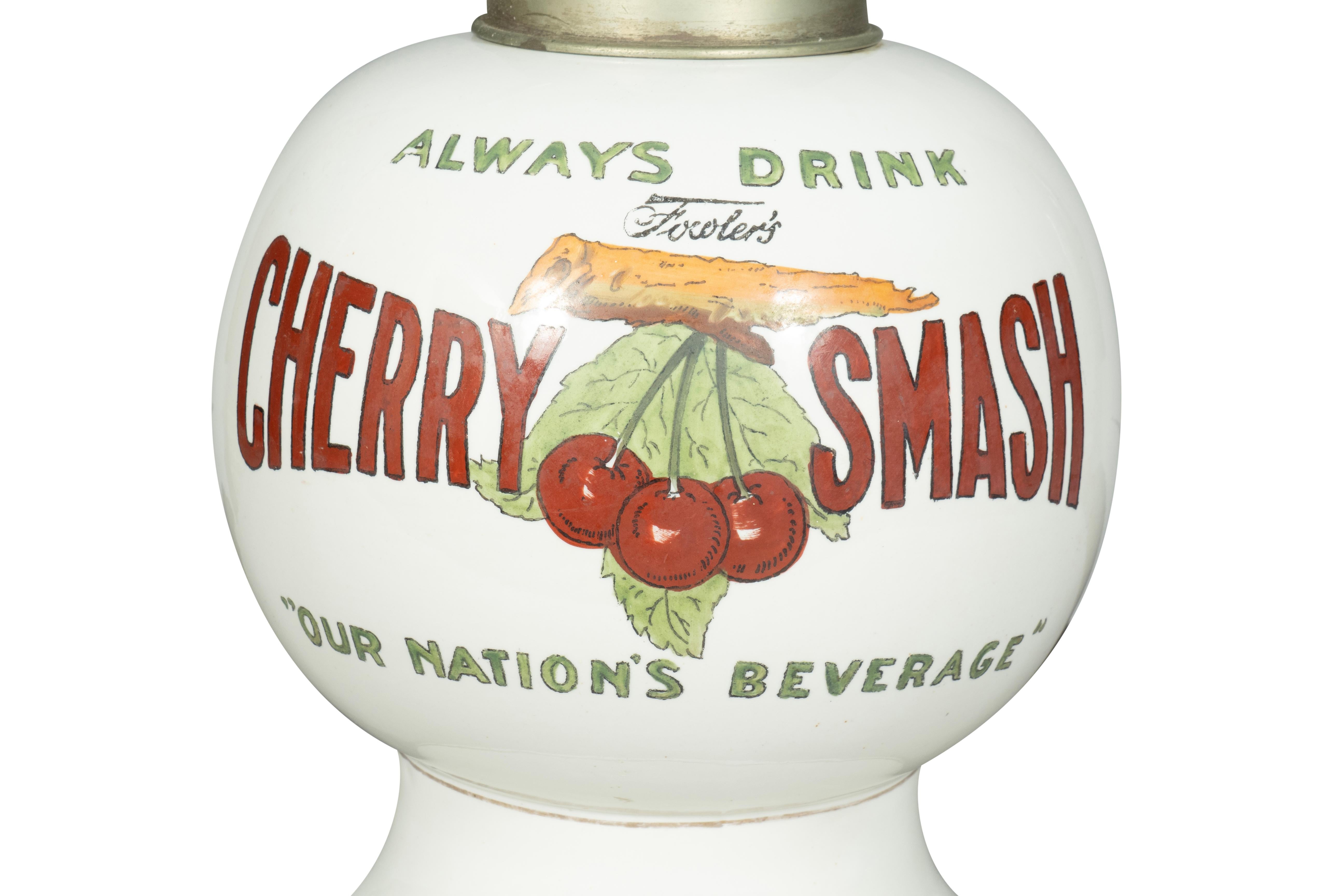 Americano Coppia di sciroppi da fontana Cherry Smash in vendita