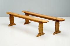Pair of Cherrywood Benches