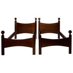 Pair of "Chesa Laria" Single Beds by Caccia Dominioni for Azucena