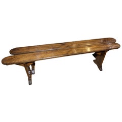 Pair of  farm house  Chestnut Benches