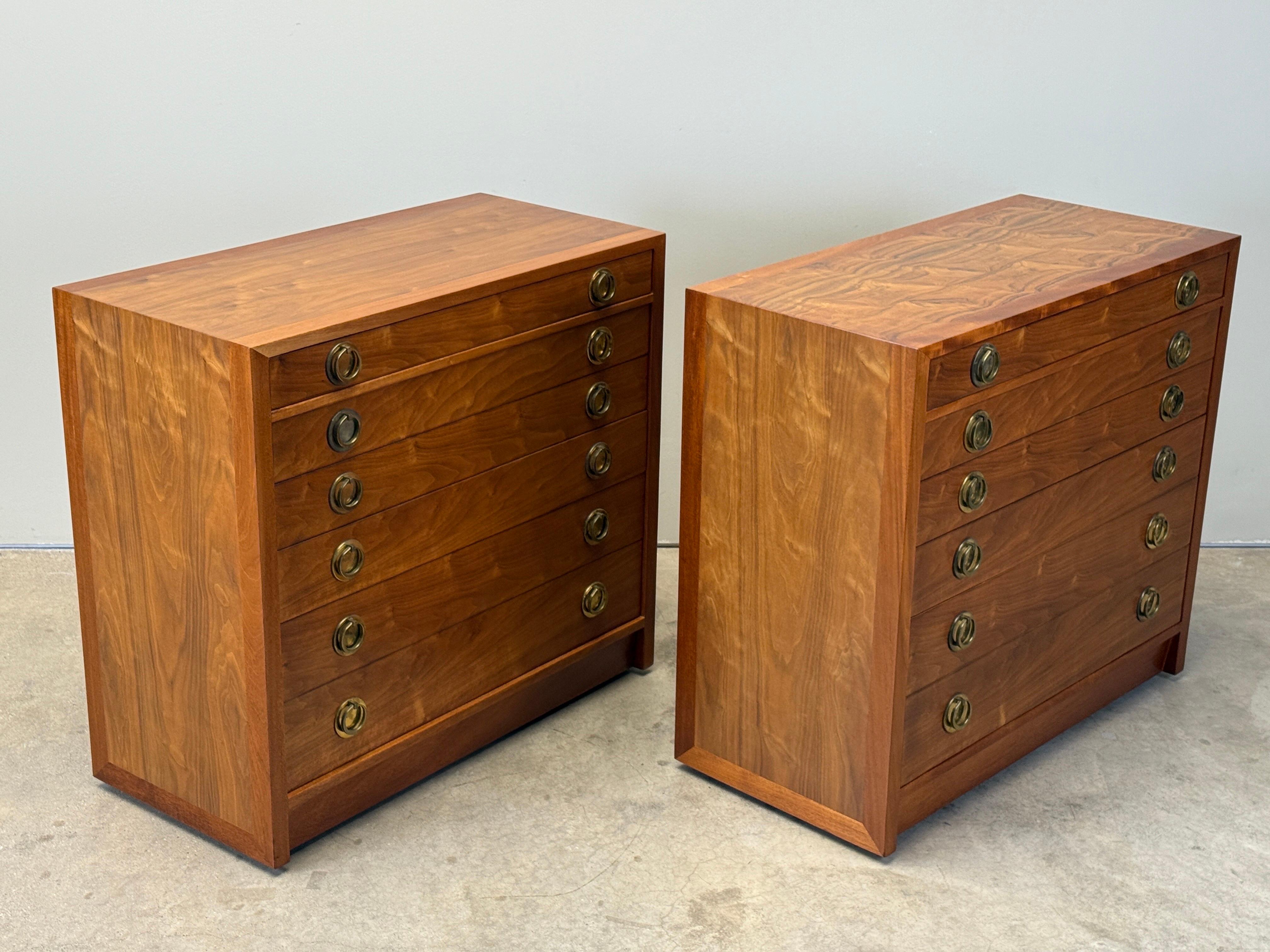 Pair of Chests by Edward Wormley for Dunbar For Sale 8
