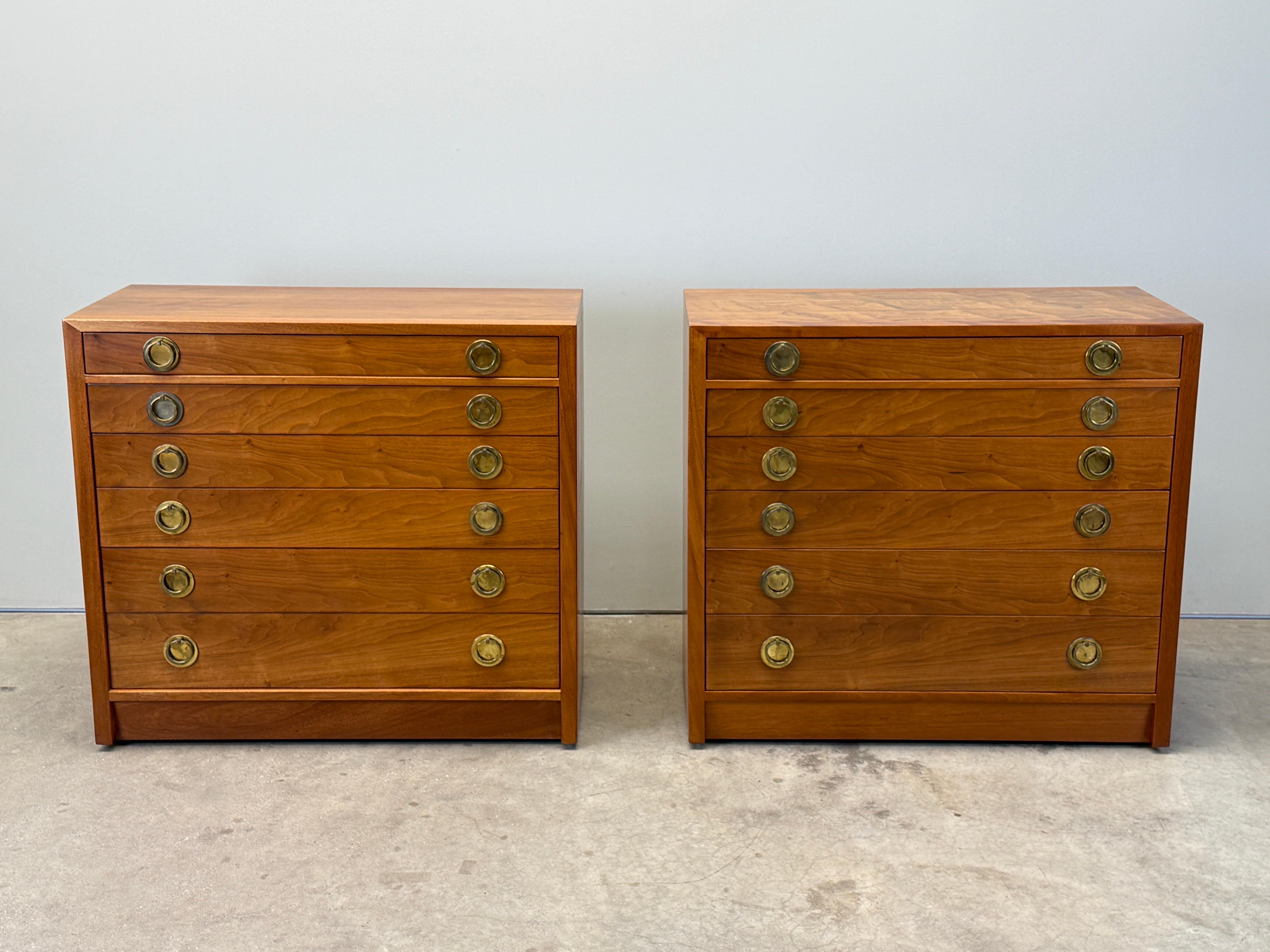Mid-20th Century Pair of Chests by Edward Wormley for Dunbar For Sale