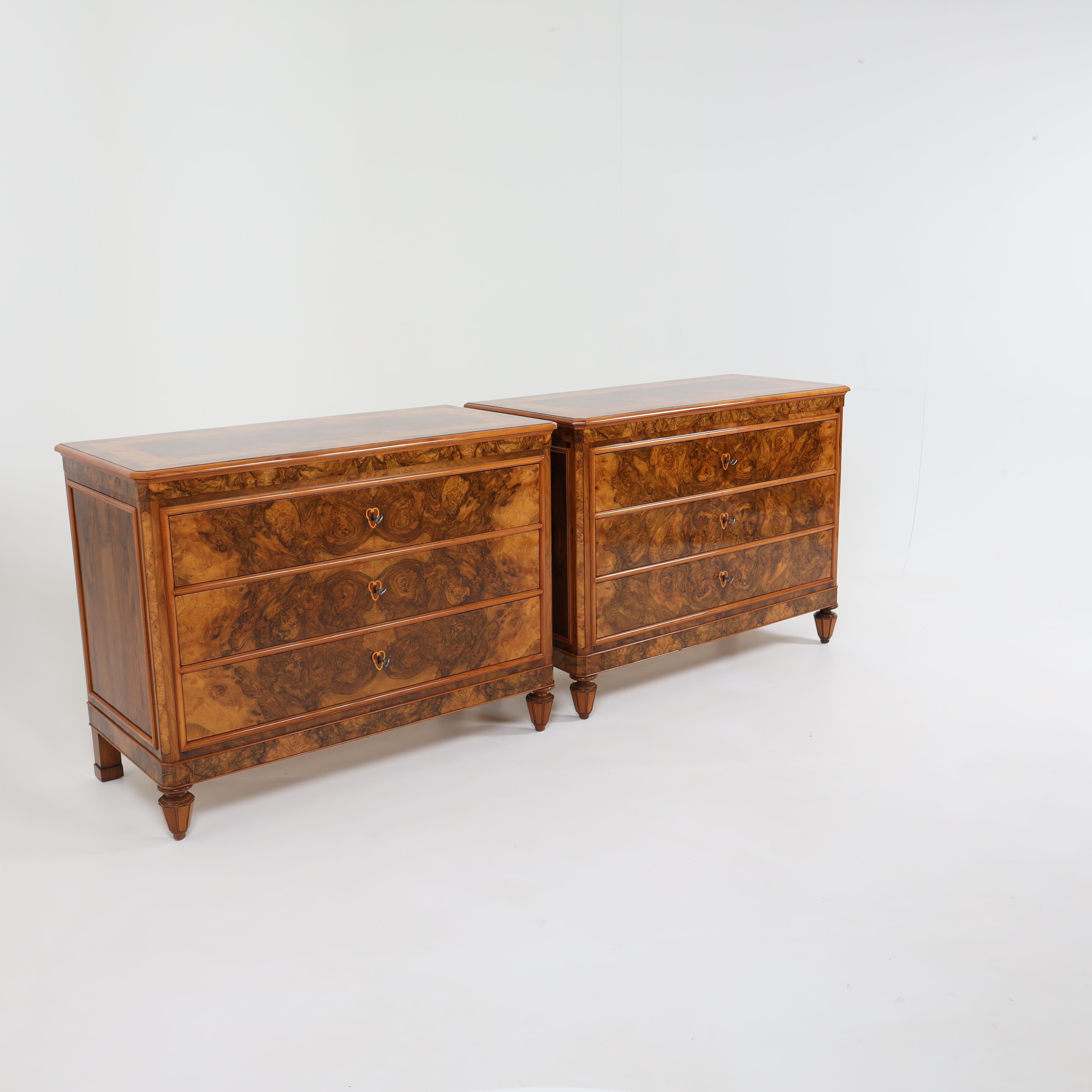 Pair of Chests of Drawers, Italy, Around 1835 2
