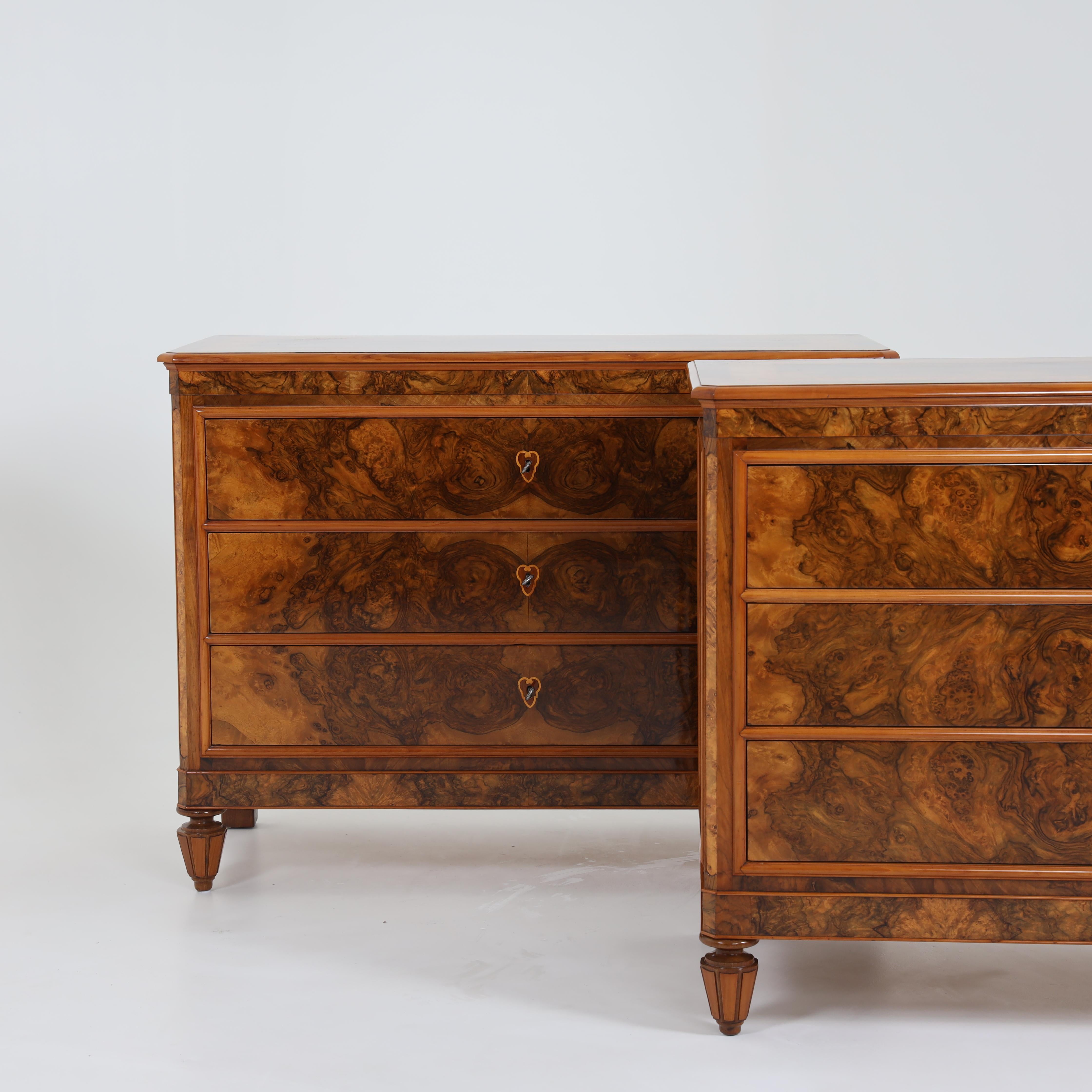 Pair of Chests of Drawers, Italy, Around 1835 10