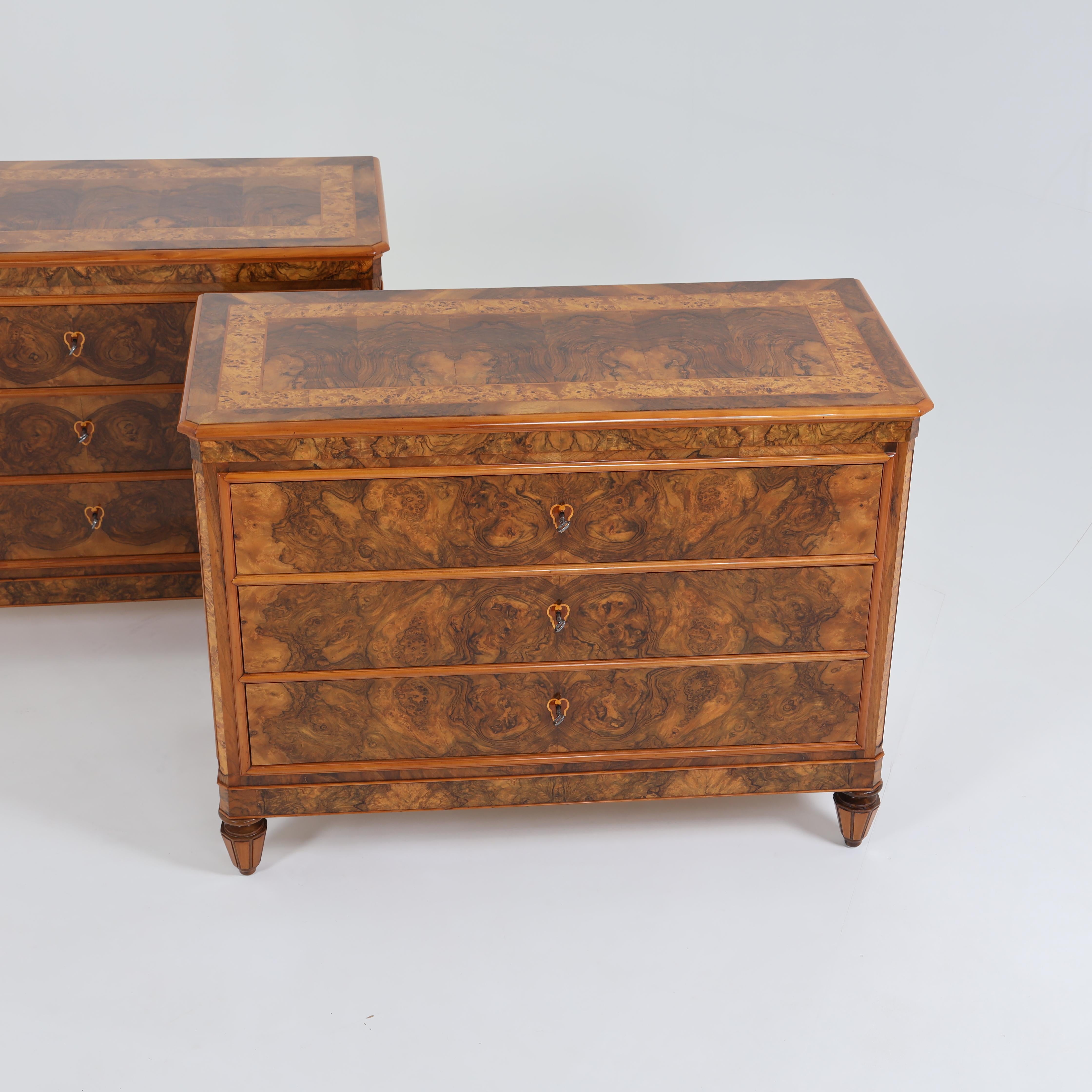 Pair of Chests of Drawers, Italy, Around 1835 11