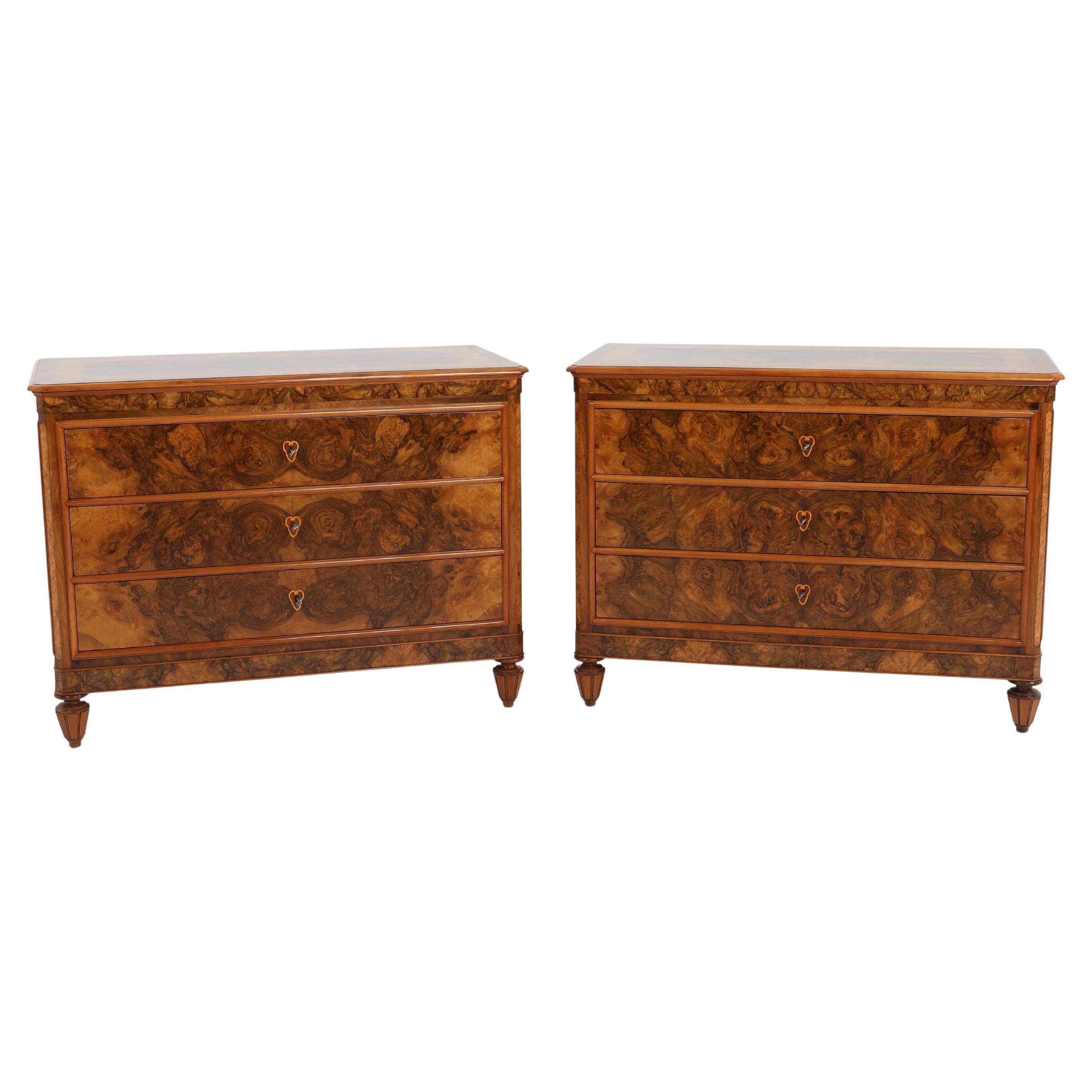 Pair of Chests of Drawers, Italy, Around 1835