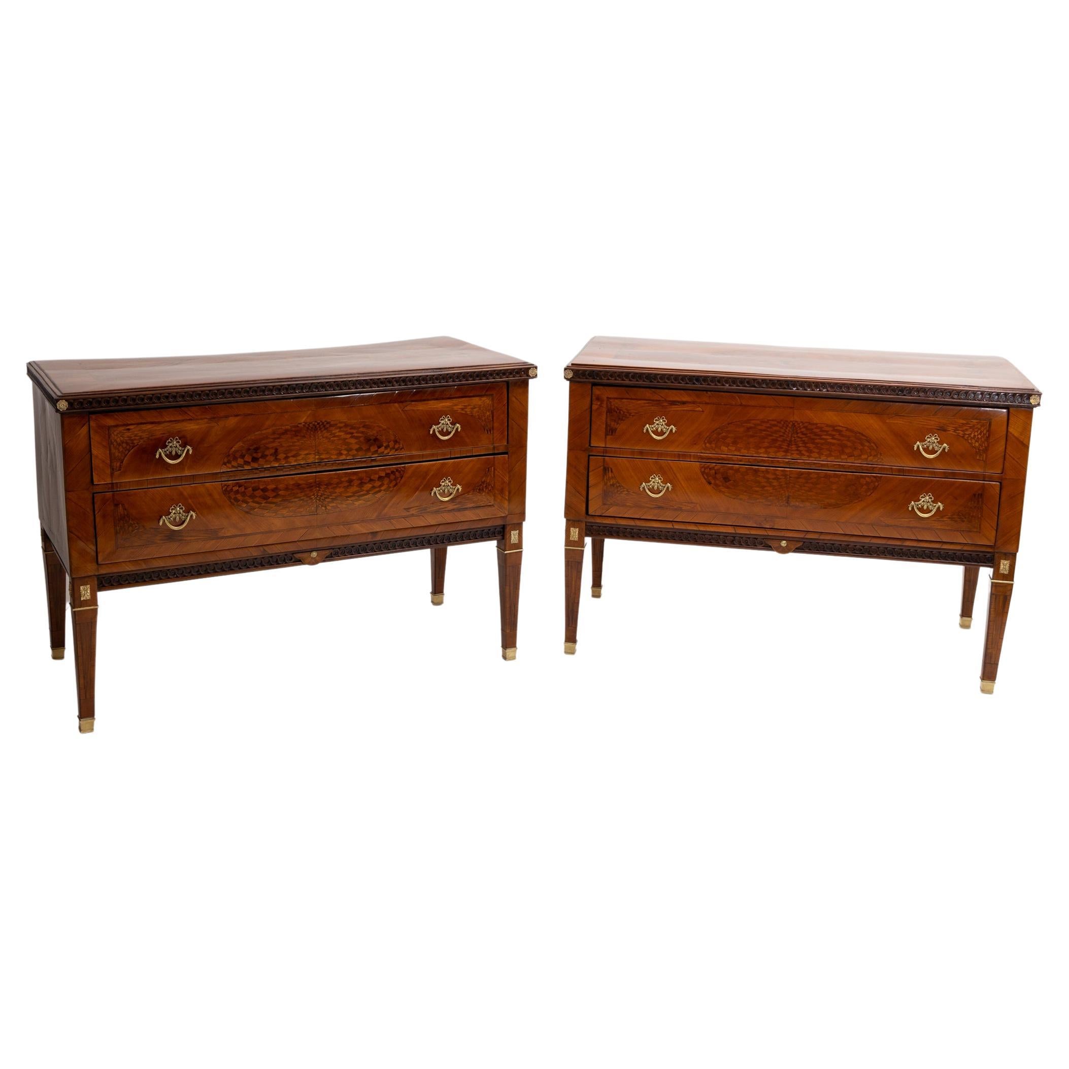 Pair of Large Italian Chest of Drawers at 1stDibs