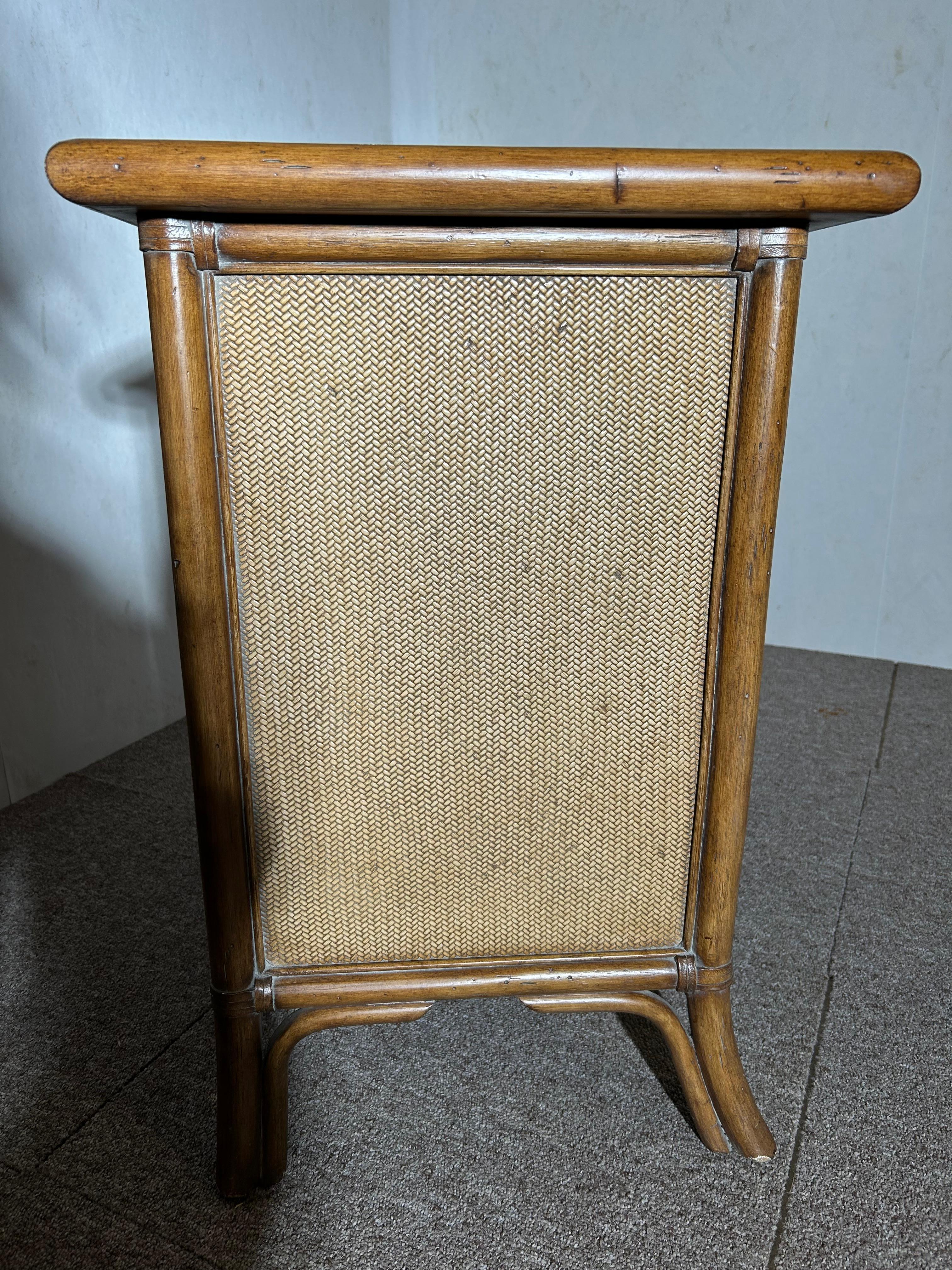 pair of chests of drawers, natural fibers, Signed Kreiss For Sale 5