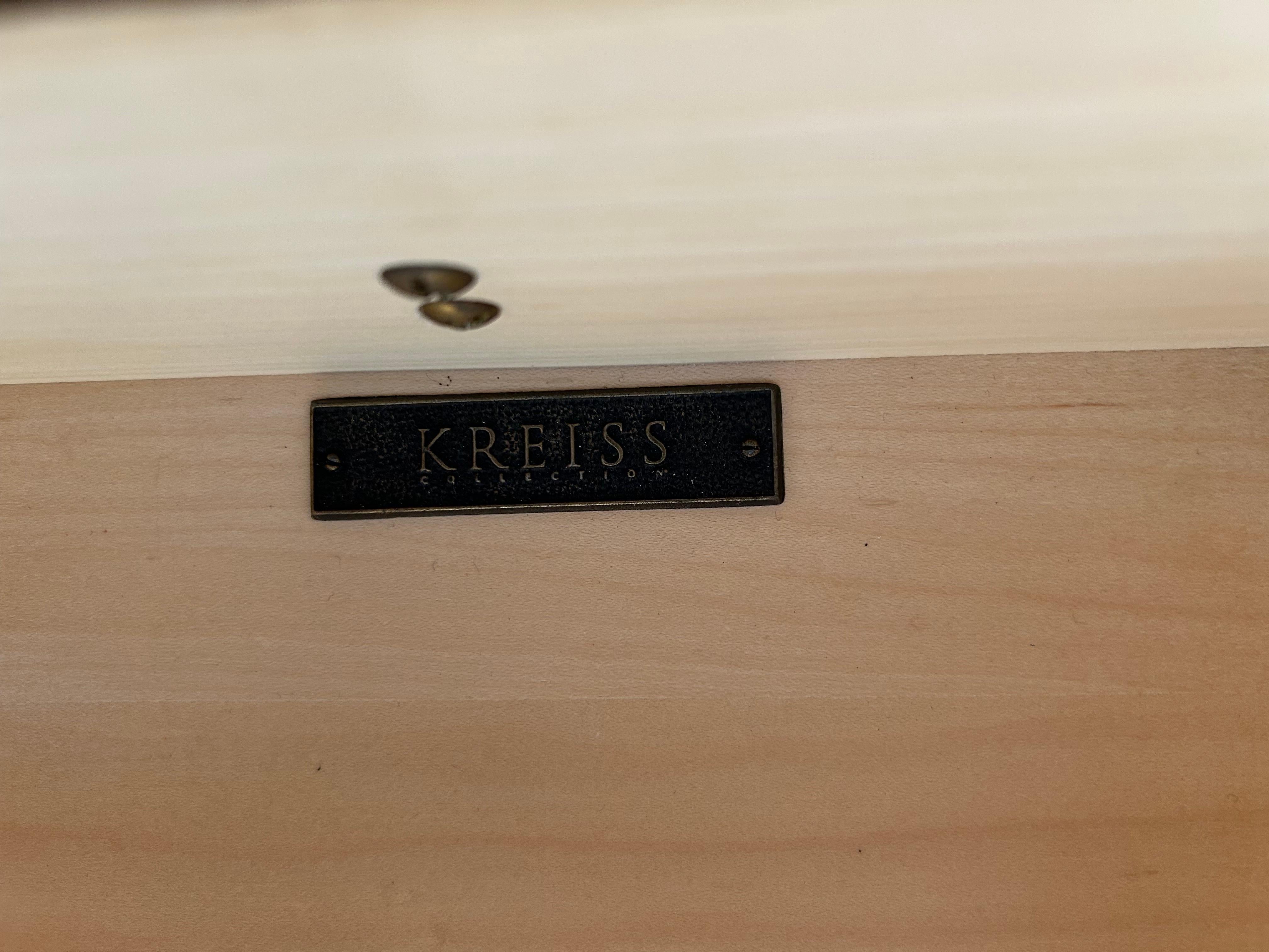 pair of chests of drawers, natural fibers, Signed Kreiss For Sale 6