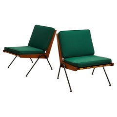 Pair of Chevron Chairs by Robin Day for Hille, 1950s