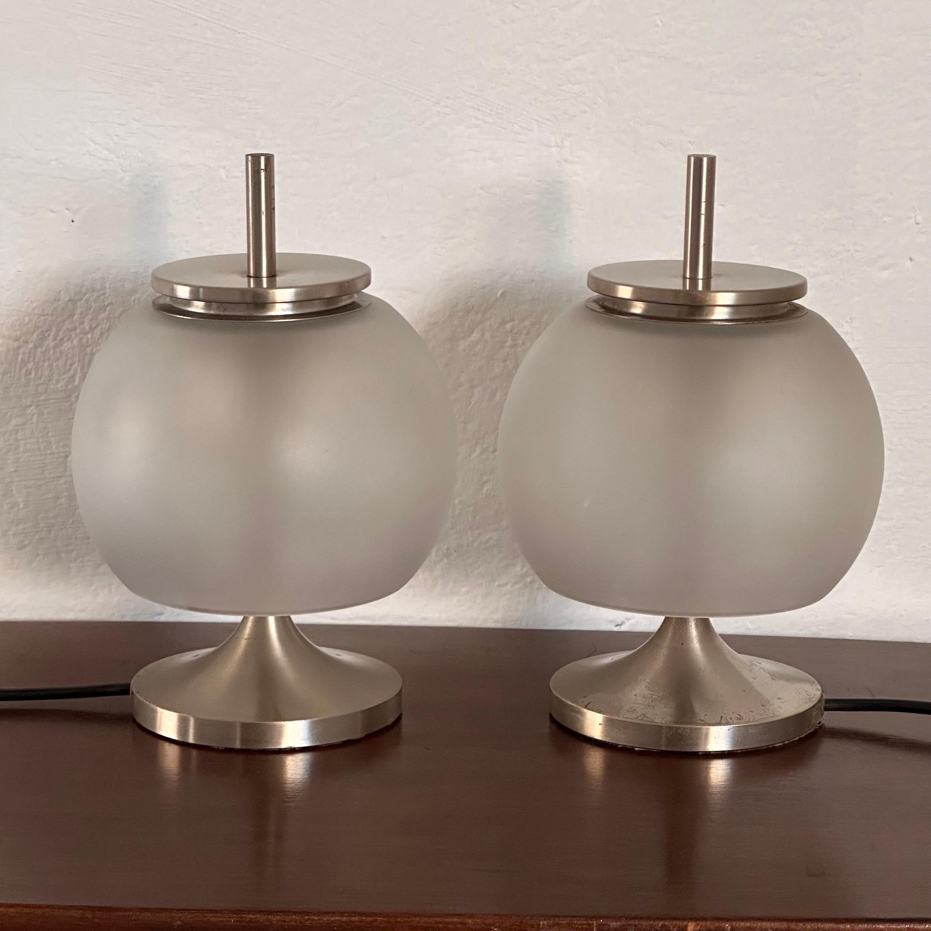 Pair of “Chi” Lamps by Emma Gismondi Schweinberger for Artemide, 1960s 7