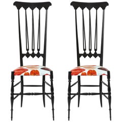 Vintage Pair of Chiavari Chairs Model Spada