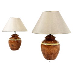 Retro Pair of Chic Table Lamps, 1980s
