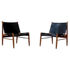 PAIR OF 'CHIMNEY' CHAIRS BY FRANZ XAVER LUTZ - GERMANY 1950s
